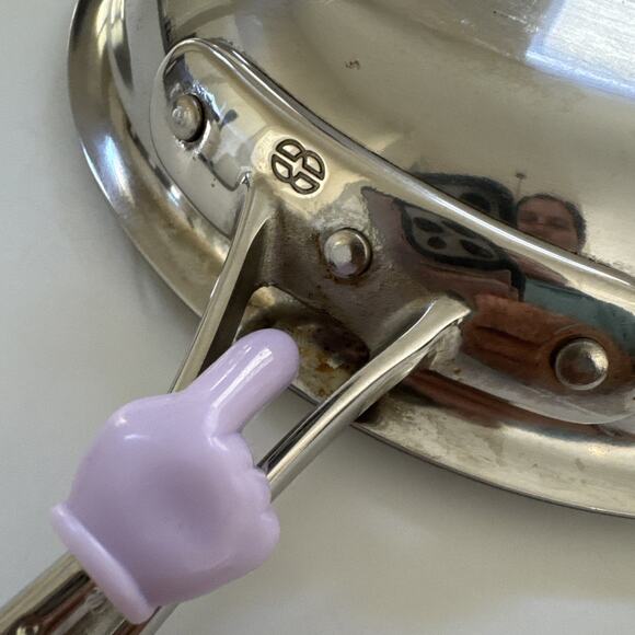 CALPHALON Stainless Steel 8" Frying Pan 1388 Omelette - Picture 8 of 10